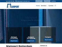 Tablet Screenshot of mainport-rotterdam.com